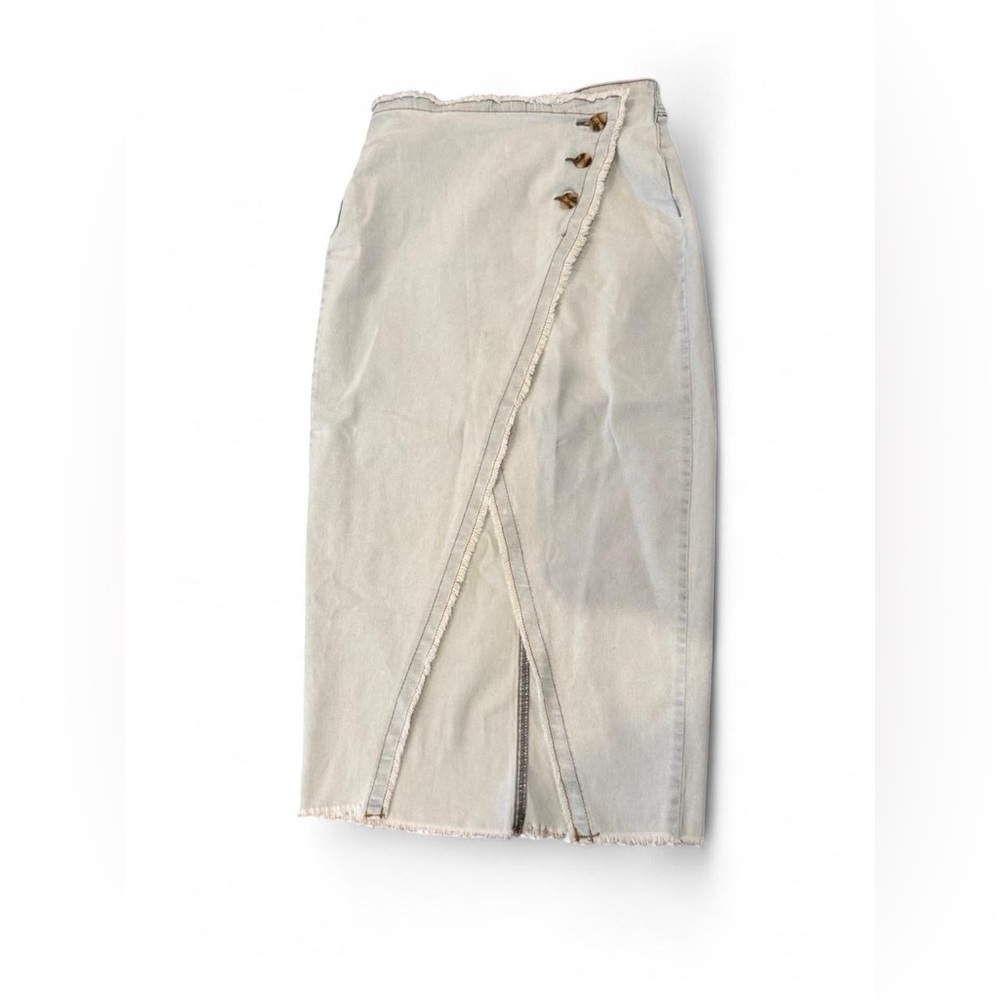 SINCERELY JULES LIGHT DENIM SKIRT